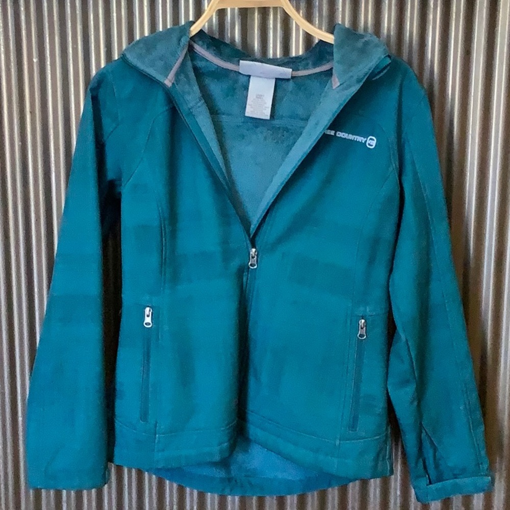 Free country. Teal jacket